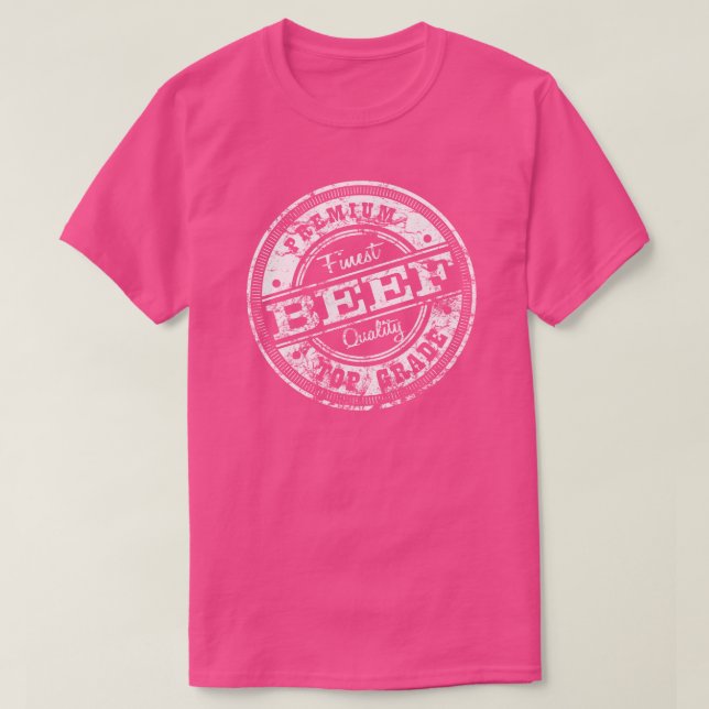 T-shirt Boeuf de première qualité - Couleurs foncées (Design devant)
