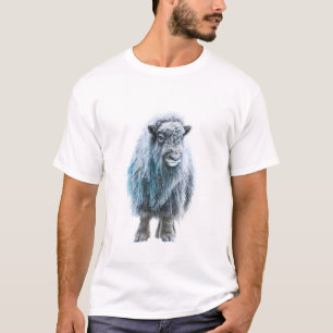 T-shirt Bœufs Musqués Hirsutes Éthérés Blue Frost Hommes
