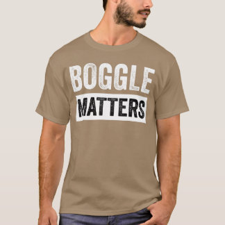 T-shirt Boggle Matters Board Game Player Andabletop Game g