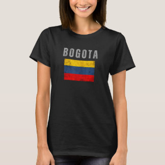 T-shirt Bogota Drapeau Fierté Trouvée Colombie Orgullo Par