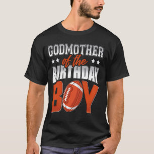T-shirt Bogue-Mère De L'Anniversaire Garçon Football Famil