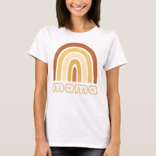 T-Shirt Bohème Arc-en-Ciel Maman