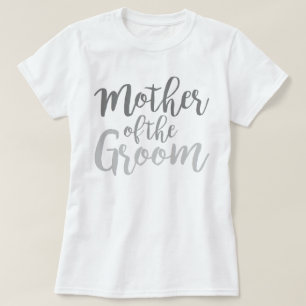 T-shirt Bohème Cursive Mère du Mariage Groom