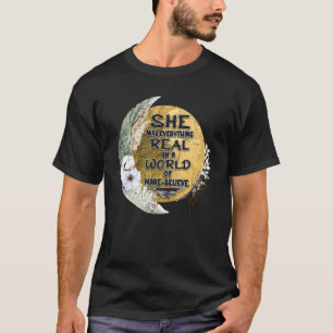 T-shirt Bohème Elle Était Tout Réel Dans Un Graphi Mondial