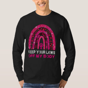 T-shirt Boho Arc-En-Ciel Gardez Vos Lois Hors Mon Corps Pr