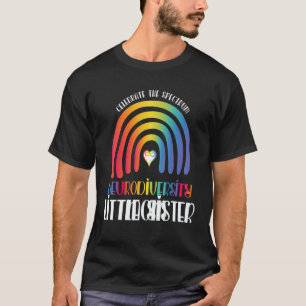 T-shirt Boho Arc-en-ciel Petite Soeur Neurodiversité Famil