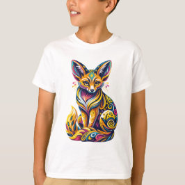 T-shirt Boho Fennec Fox