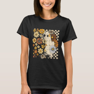 T-shirt Boho Floral Automne Fantôme Thanksgiving Automne V