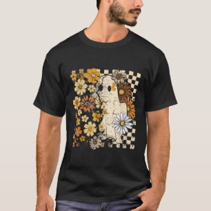 T-shirt Boho Floral Automne Fantôme Thanksgiving Automne V