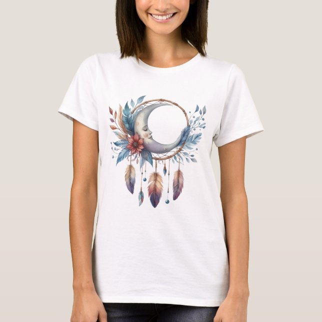 T-shirt Boho Moon  (Devant)