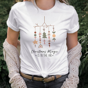T-shirt Boho Noël magique Festive Fête