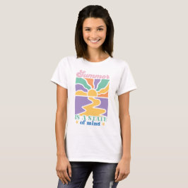 T-shirt Boho Retro été
