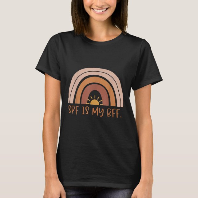 T-shirt Boho Spf Est Mon Bff Dermatologie Dermatologues De (Devant)