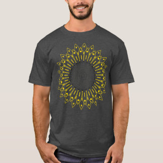 T-shirt Boho Sunflower Mandela