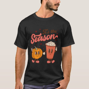 T-shirt Boho Super C'Est La Saison Mignonne Citrouille Épi