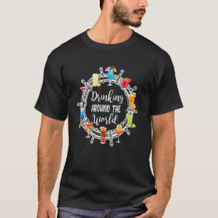 T-shirt Boire Autour Du Monde Love Cruise