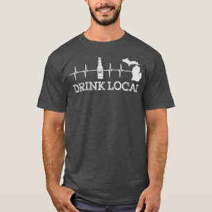 T-shirt Boire Bière locale Bière artisanale Michigan