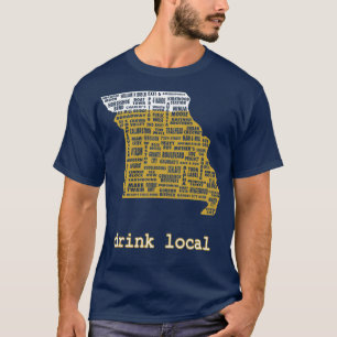 T-shirt Boire Bière Locale Missouri T