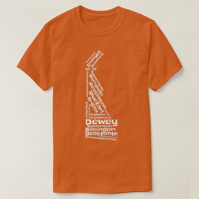 T-shirt Boire Brasseries locales du Delaware (Design devant)