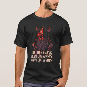 T-shirt Boire Comme Un Viking Boire Humour Boire Norse