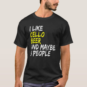 T-shirt Boire de bière Cello Violoncello Cellist Cellule d