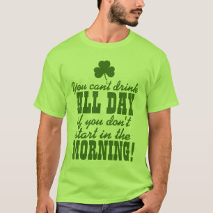 T-shirt Boire de jour de St Patty drôle