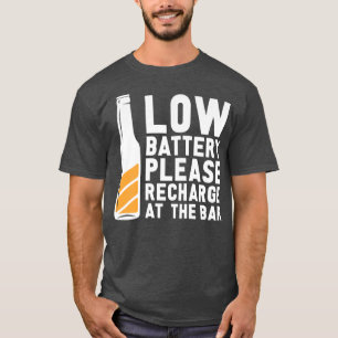 T-shirt Boire De La Bière Boire De L'Alcool Recharge Au Ba