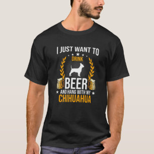T-shirt Boire De La Bière Et Accrocher Avec Mon Amoureux 