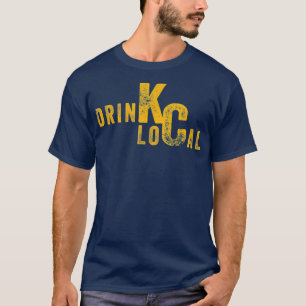 T-shirt Boire de la bière locale KC Craft Kansas City Miss