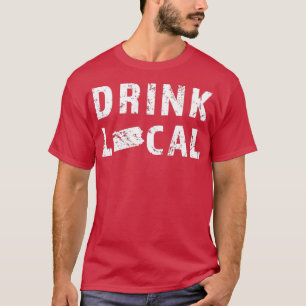 T-shirt Boire de la bière locale Pennsylvania Craft PA Br