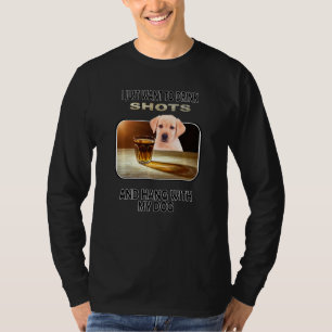 T-shirt Boire des chaussures et accrocher mon Labrador jau