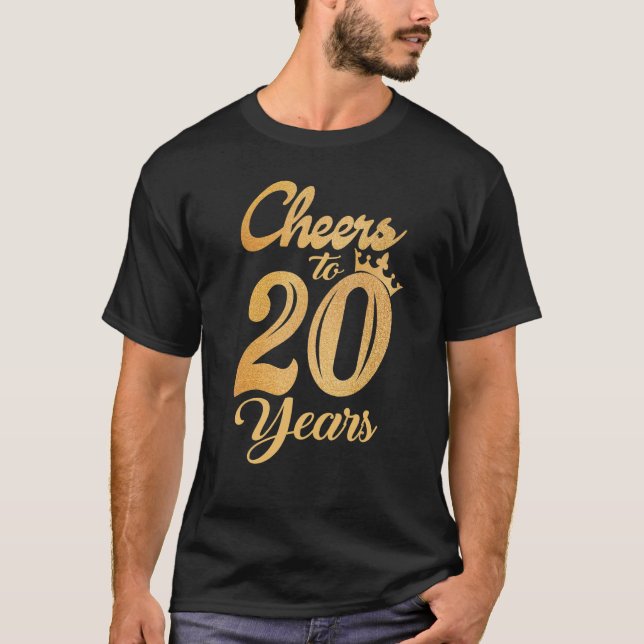 T-shirt Boire Des Cheers À 20 Ans Femmes Anniversaire (Devant)