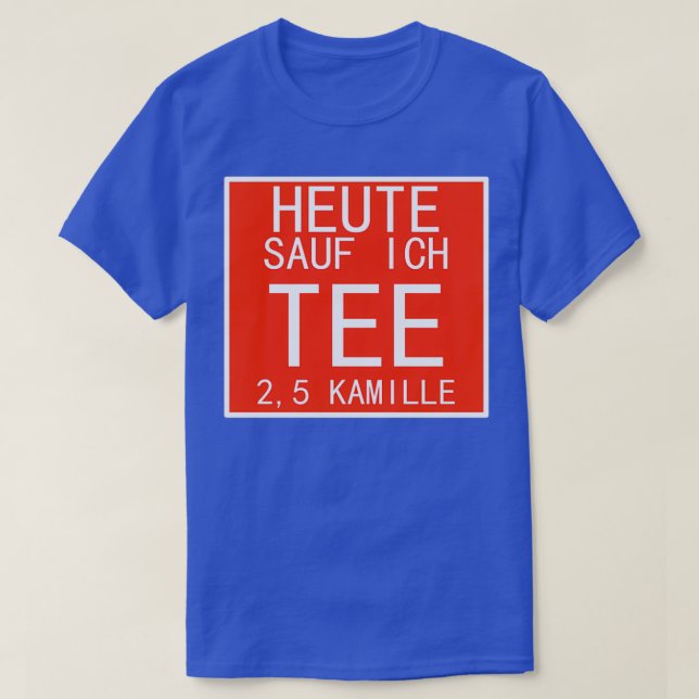 T-shirt Boire du thé Tea Time Chamomile Tea Cup Cadeau (Design devant)