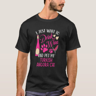 T-shirt Boire du vin et animal de compagnie My Turkish Ang
