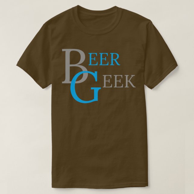 T-SHIRT BOIRE GEEK DE BIÈRE (Design devant)