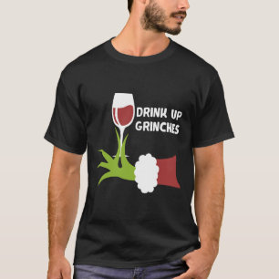 T-shirt Boire Grinches Jours fériés Joyeux Vin