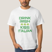 Boire Irish Kiss Italien Drôle de jour de la Saint