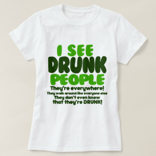 T-shirt Boire irlandais drôle de bière