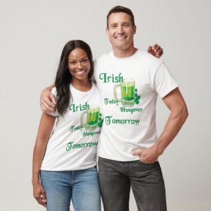 T-shirt Boire irlandaise amusante