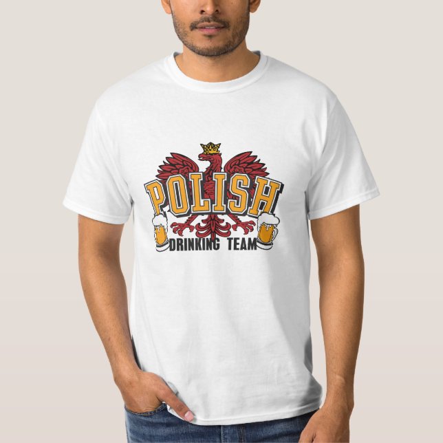 T-shirt Boire polonais (Devant)