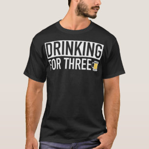 T-shirt Boire Pour Trois - L'Annonce De Grossesse CORRESPO