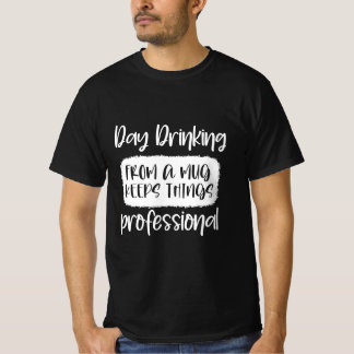 T-shirt boire un jour dans une tasse permet de garder les 