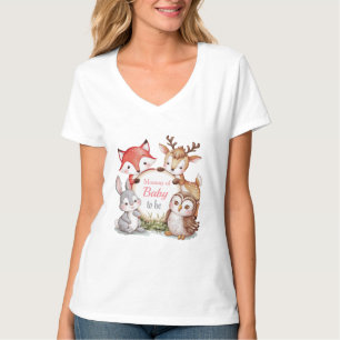 T-shirt Bois Animaux Baby shower Maman Du Bébé Être