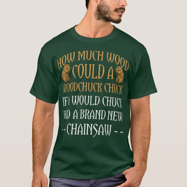 T-shirt Bois Chuck Foresterie tronçonneuse Cadeau Pour Log (Devant)