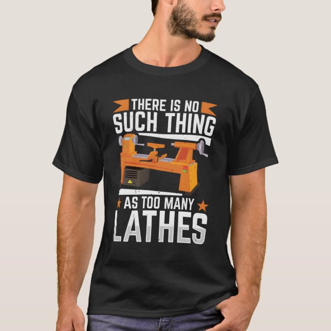 T-shirt Bois de tournage du bois Outils Laiton Turner Papi (Devant)