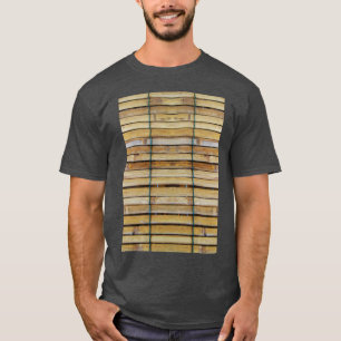 T-shirt Bois d'époque en bois