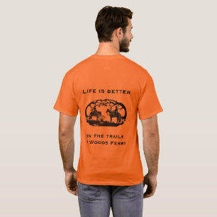 T-shirt Bois Ferry Horse Trails - La vie est meilleure