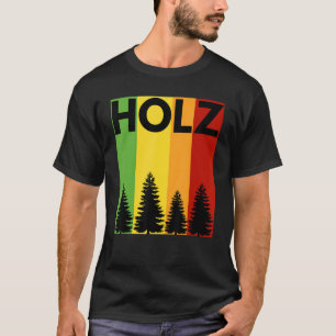 T-shirt Bois Vintage Bois Forêt Bois Forêts