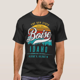 T-shirt Boise femme Idaho Souvenir VNeck