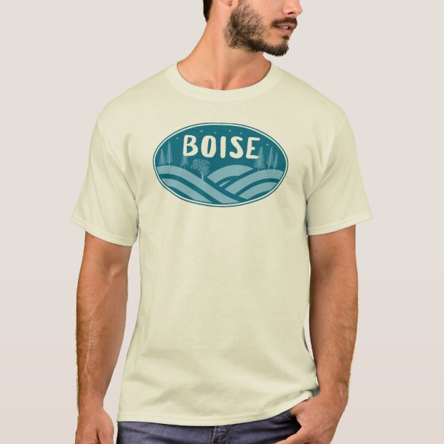 T-shirt Boise Idaho Extérieur (Devant)